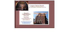 Desktop Screenshot of corpuschristilawrence.org